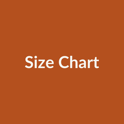 Placeholder — replace with sizing chart graphic