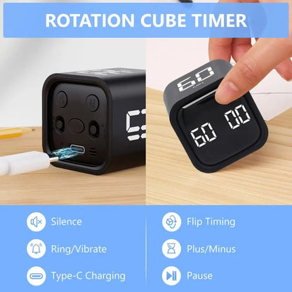 Tetrafold™ Flip Timer — The Four-Sided Focus Timer