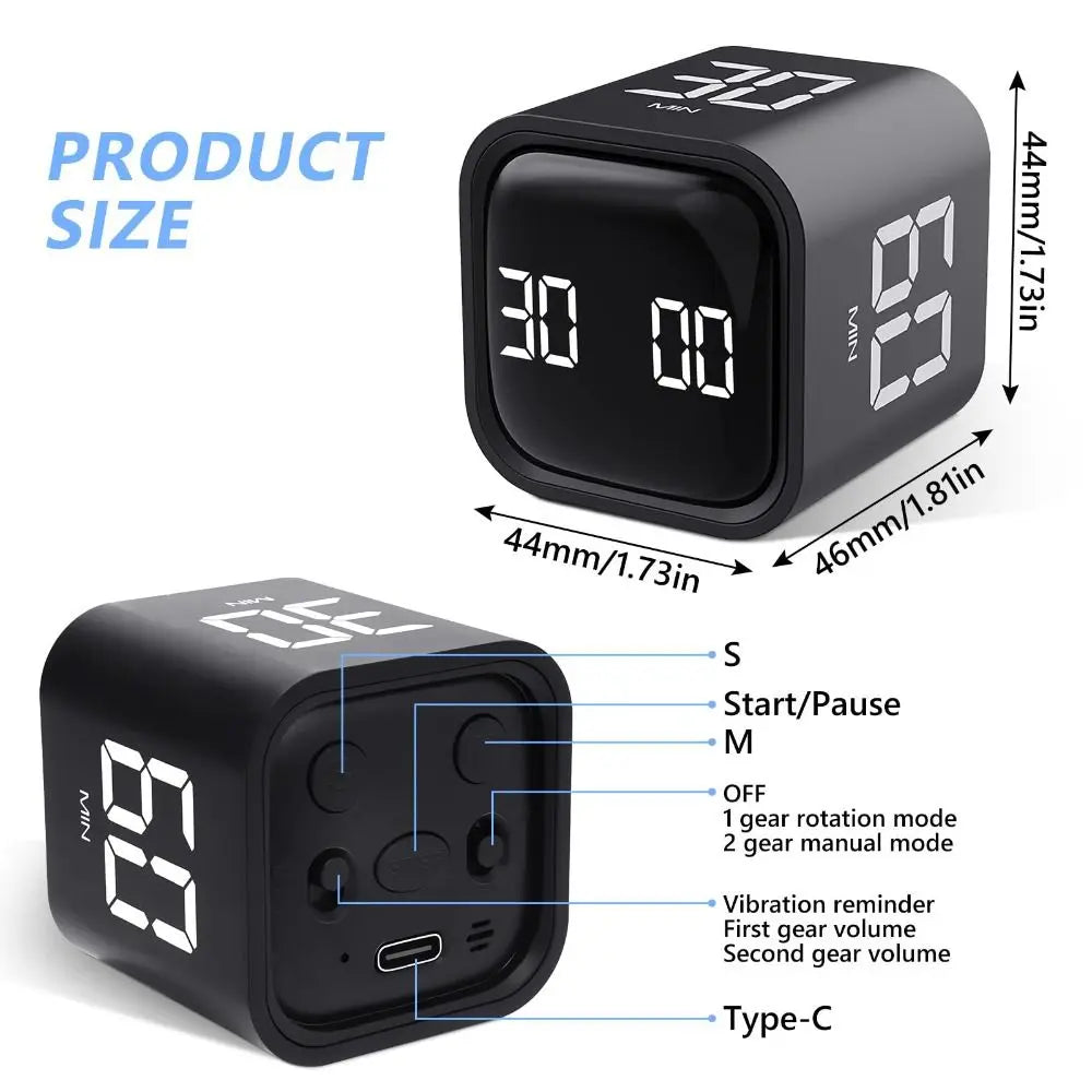 Tetrafold™ Flip Timer — The Four-Sided Focus Timer