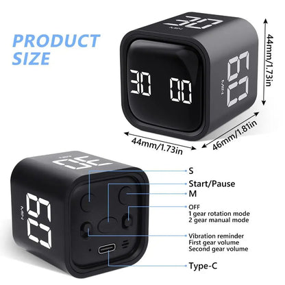 Tetrafold™ Flip Timer — The Four-Sided Focus Timer